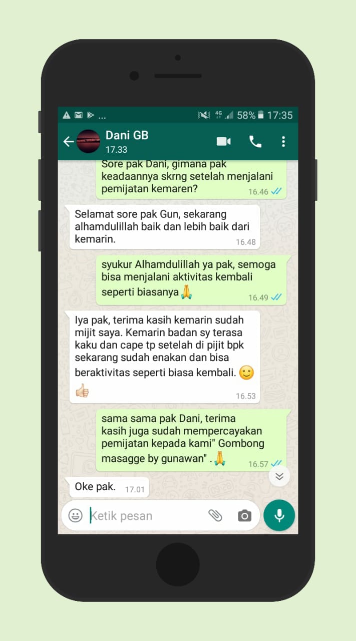 Testimonial Pak Dani